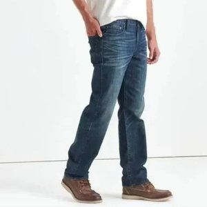Lucky Brand 363 Straight Medium Blue Denim Jeans
